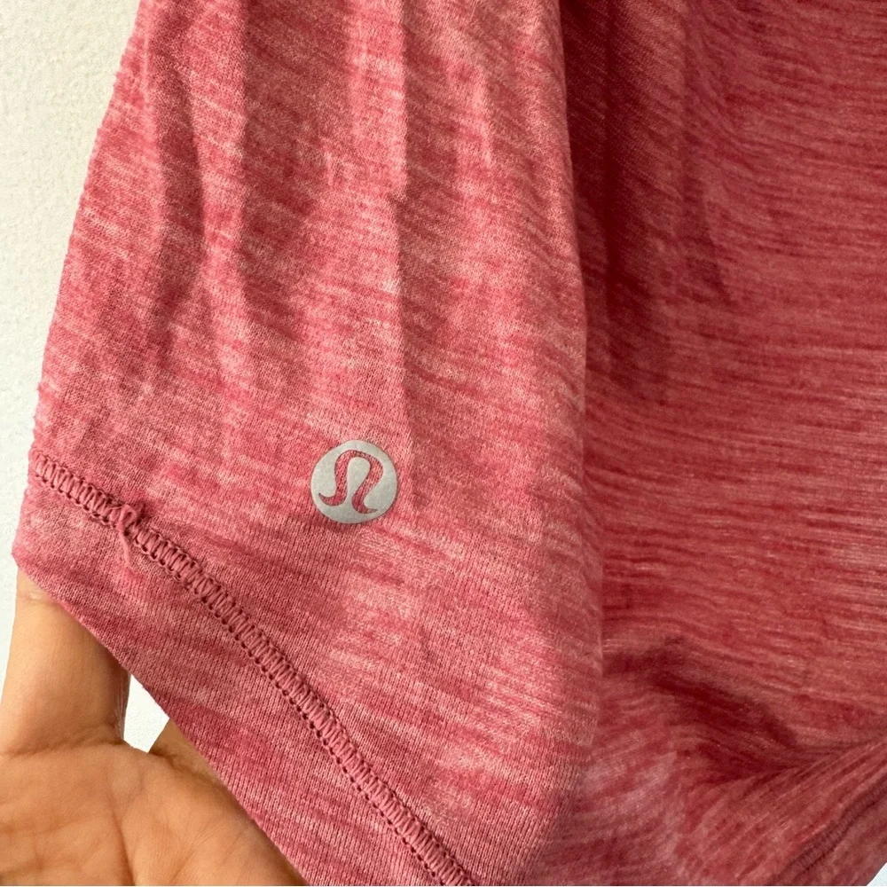 Lululemon Drapey Fit Movement to Movement 2 in 1 Sporty Tank in Cherry Sz 6 - Picture 10 of 12